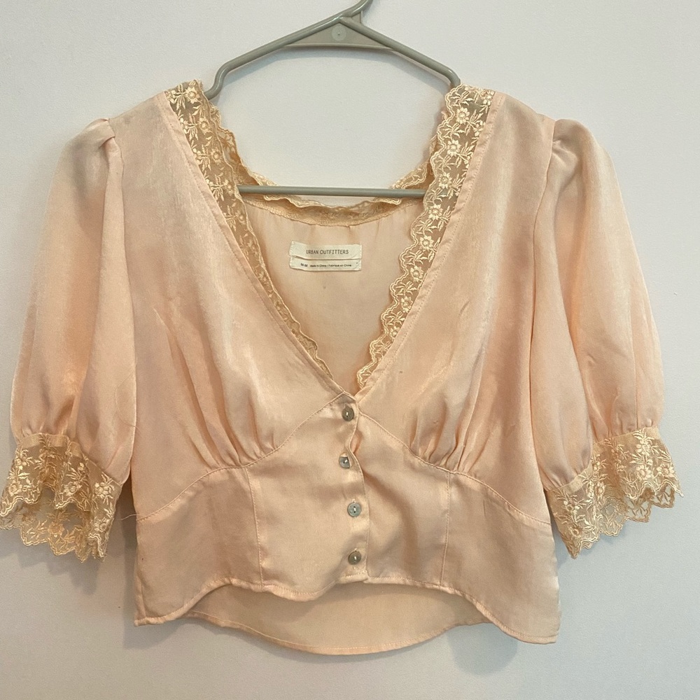 Urban outfitters silk top